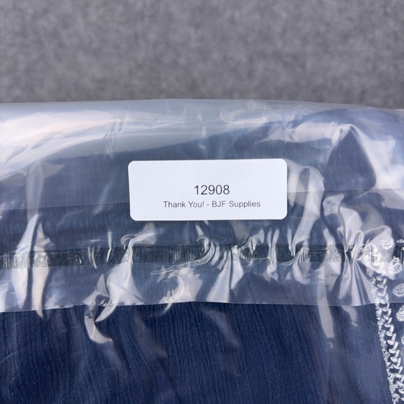 J. Crew Shorts Womens 10 Blue Embroidered Gauze Boho Tassel Summer Beach Casual - Picture 10 of 10